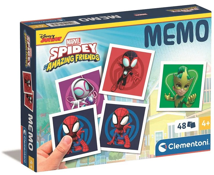 Omul Păianjen Spidey joc de memorie Clementoni 48 de piese