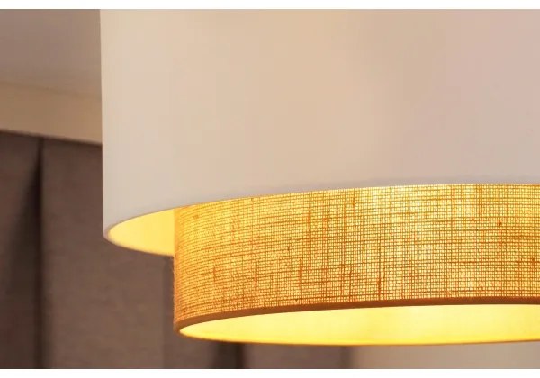 Lustră aplicată Duolla BOHO 1xE27/15W/230V d. 45 cm alb/maro