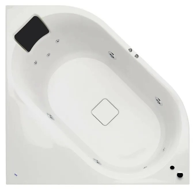 Cada cu hidromasaj Gala Center Flex 135x135 cm 9 duze