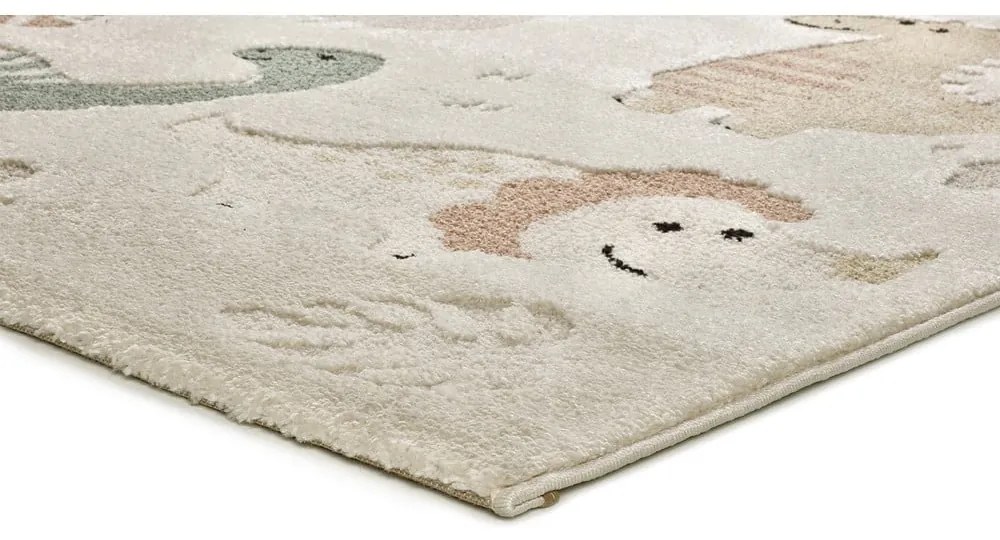 Covor pentru copii bej 120x170 cm Clown – Universal