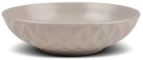 Farfurie adanca stoneware gri 20.5 cm Soho classic NAVA 141 132