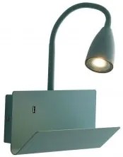 Aplica moderna 1 bec GU10+USB GULP-AP VER