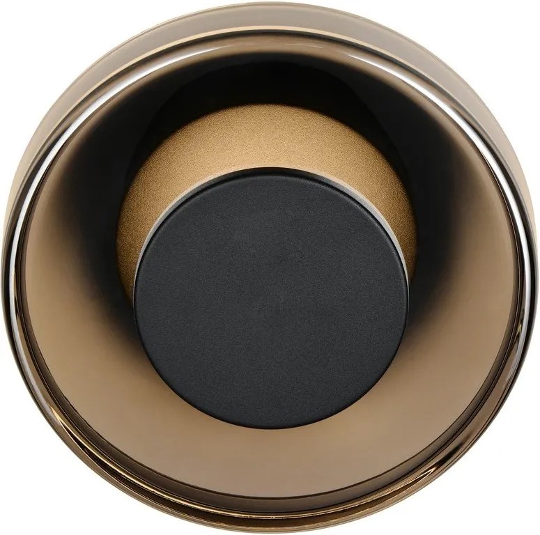 Aplică de perete negru-mat LED cu intensitate reglabilă ø 22 cm Celeste – Trio