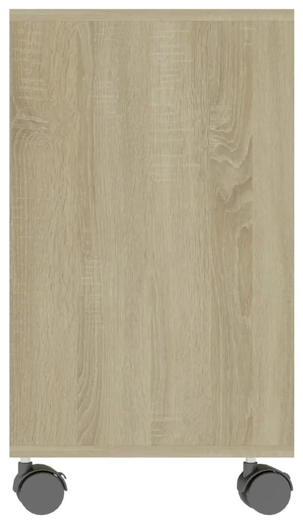 Masa laterala, stejar sonoma, 70x35x55 cm, lemn compozit 1, Stejar sonoma