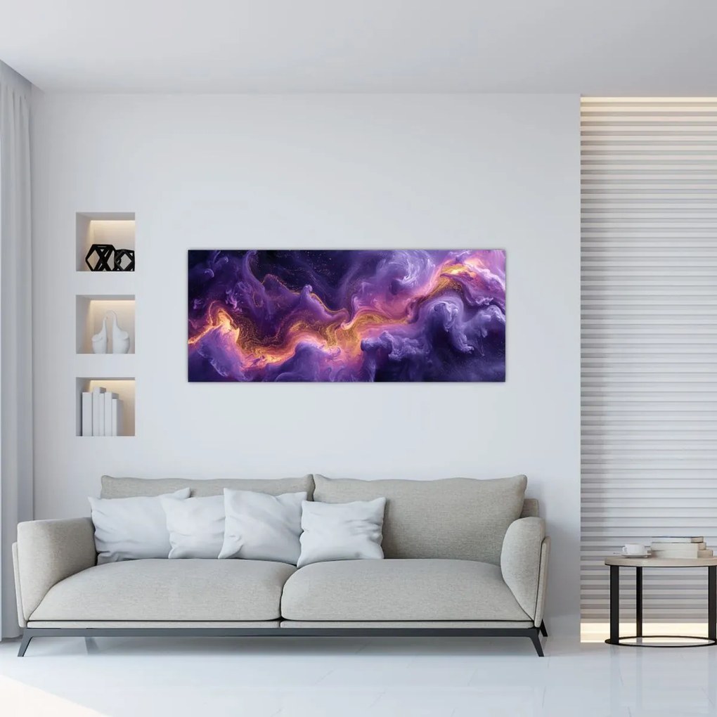 Tablou - Nebuloasa purpurie (120x50 cm)