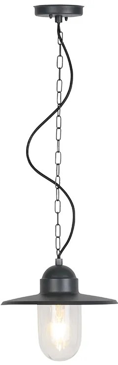 Lampă suspendată inteligentă pentru exterior antracit IP44 cu Wi-Fi ST64 - Kansas Graphite