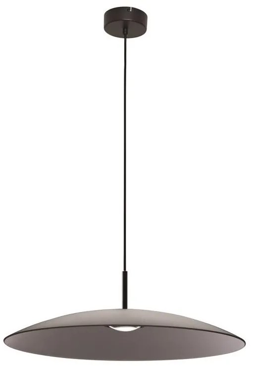 Lustra LED design modern POLIFEMO fumuriu, 60cm