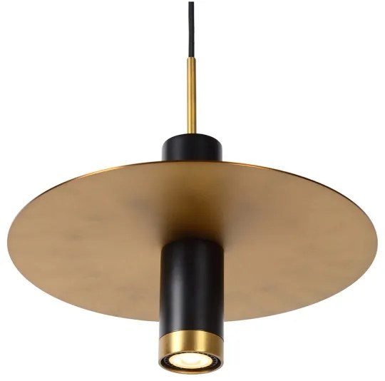 Lustră pe cablu SELIN 1xGU10/35W/230V neagră Lucide 03322/01/30