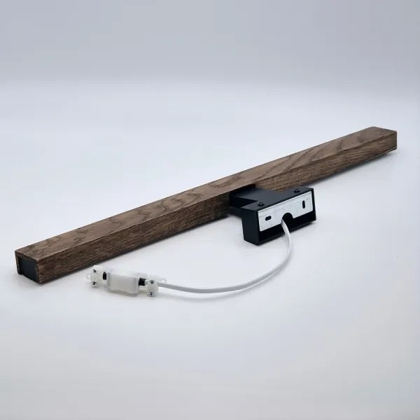 Aplică LED pentru oglindă de baie Brilagi WOODY MIRROR LED/12W/230V IP44 stejar/negru