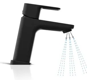 Baterie lavoar Ravak FREE X070148, 14,4 cm, neagră