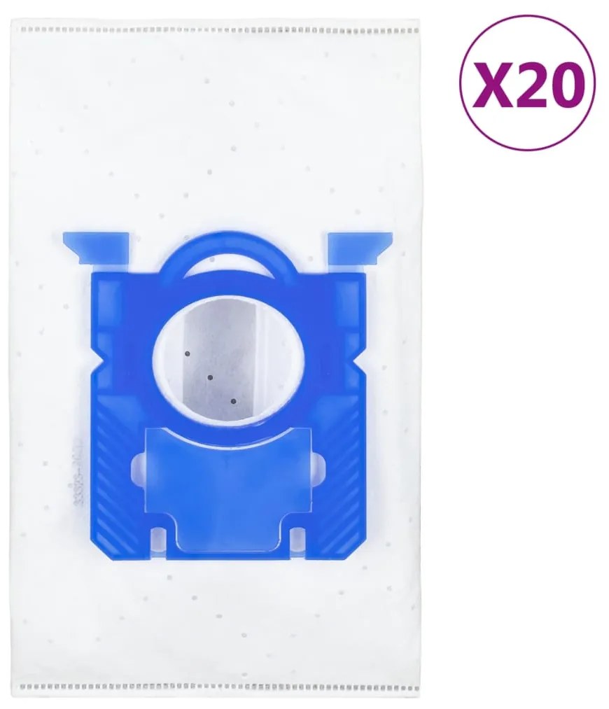 vidaXL Saci de aspirator pentru Philips S, 20 buc.