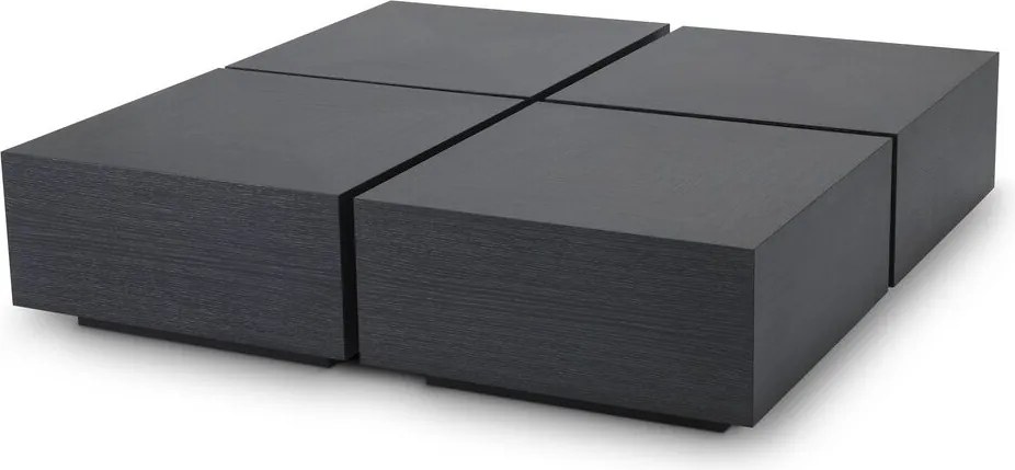 Set de 4 masute de cafea moderne design minimalist Puro gri 114435 HZ