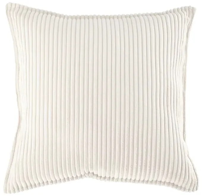 Pernă decorativă pentru copii crem cu tapițerie din catifea reiată Block – Wigiwama