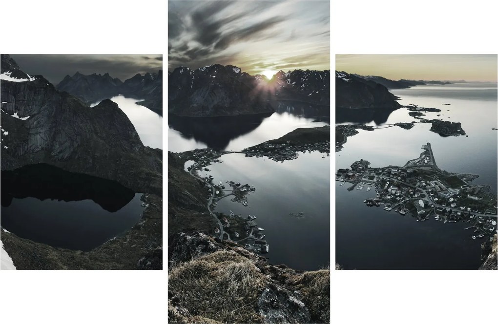 Tablou - Munții norvegieni (90x60 cm)