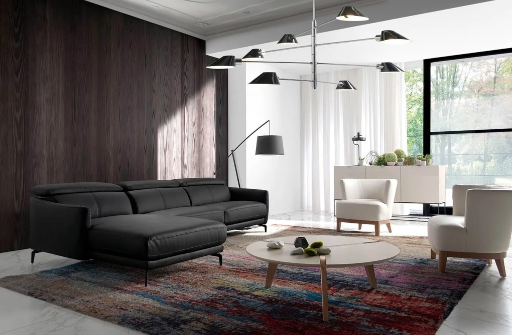 Coltar cu sezlong stanga, elegant, design italian William AC-5359-L