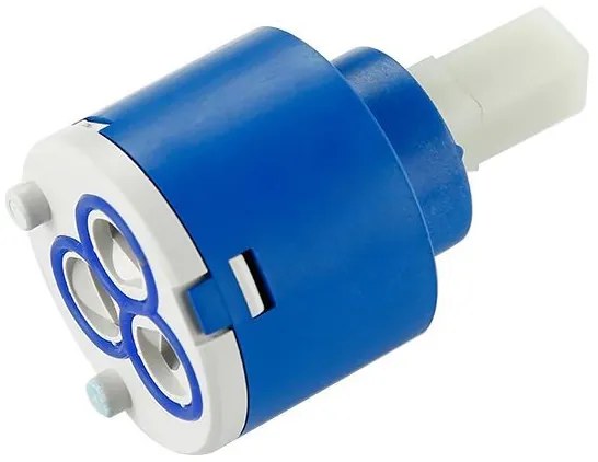 Baterie de dus REA Bloom alb crom