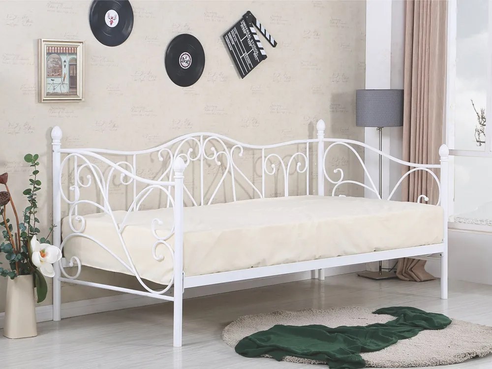 Pat de o persoană 90 cm Soughton (cu somieră). 796386