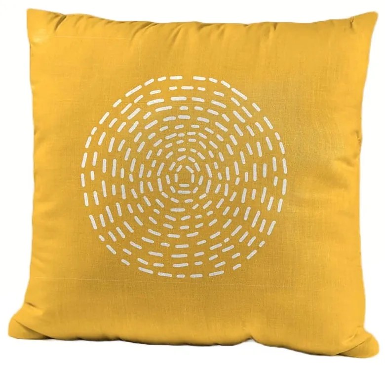Pernă de grădină galbenă 45x45 cm Étnico – LDK Garden