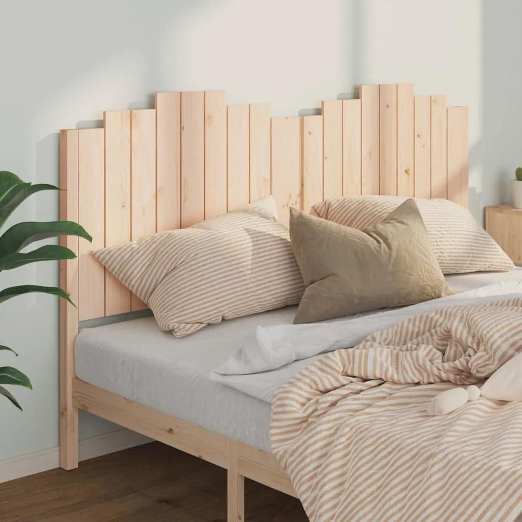 Tablie de pat, 186x4x110 cm, lemn masiv de pin 1, Maro, 186 x 4 x 110 cm