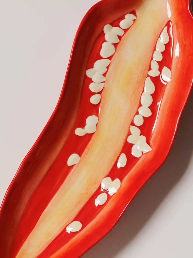 Tavita servire din ceramica, "Chili"