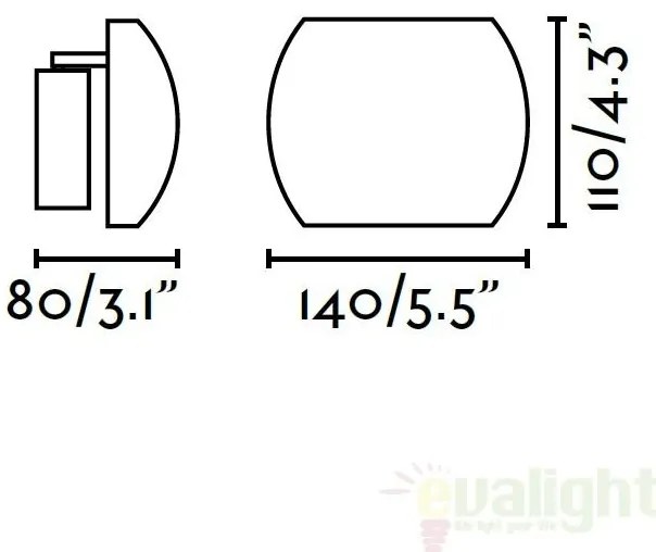 Aplica de perete LED ambientala alba, SWING 62113