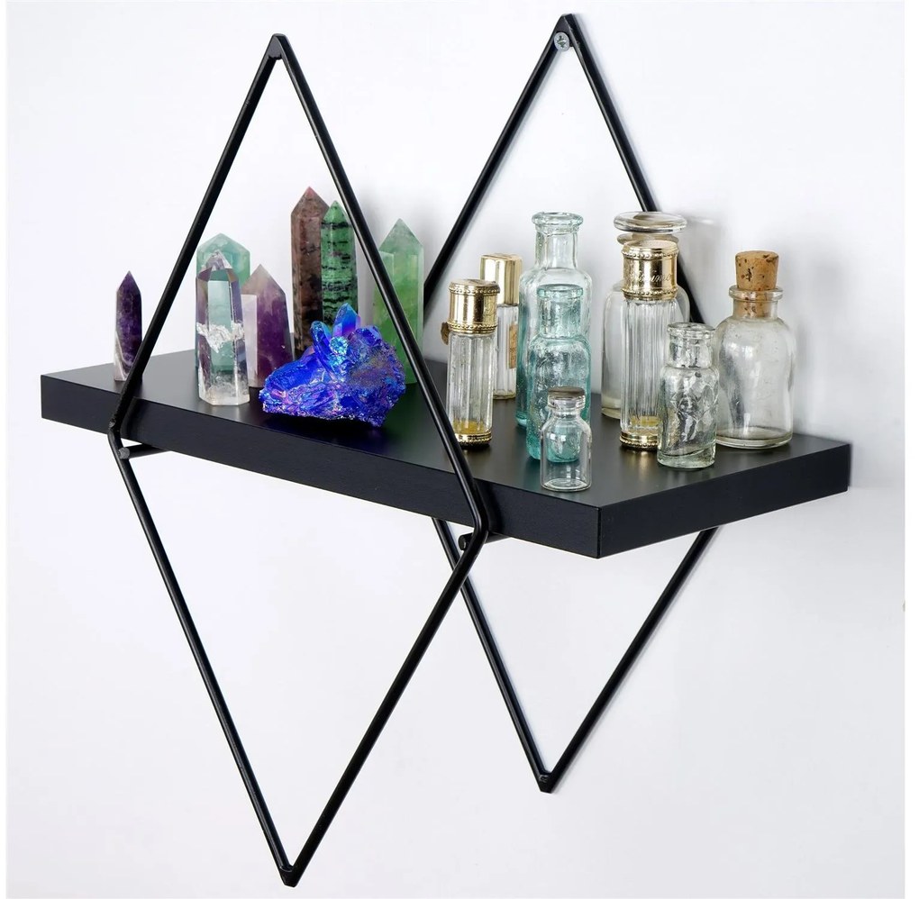 Raft decorativ de perete Duvelo 15 (negru) . 1093638