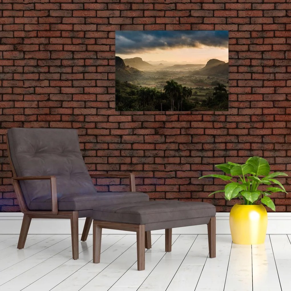 Tablou pe sticlă - Vîrfurile Cubaneze (70x50 cm)