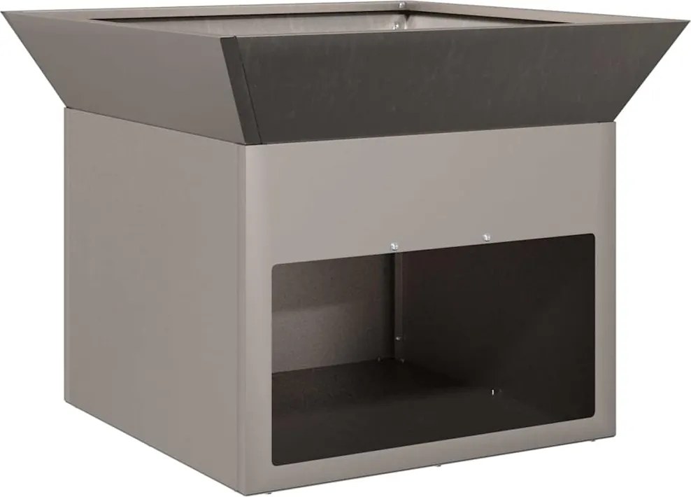 vidaXL Cuptor de foc Ruginit 50 x 50 x 40 cm