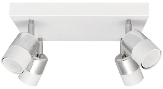 Spot LED TUBSSON 4xGU10/4,8W/230V alb/crom lucios