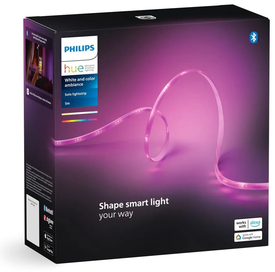 Bandă LED smart 20 W 5 m Solo – Philips Hue