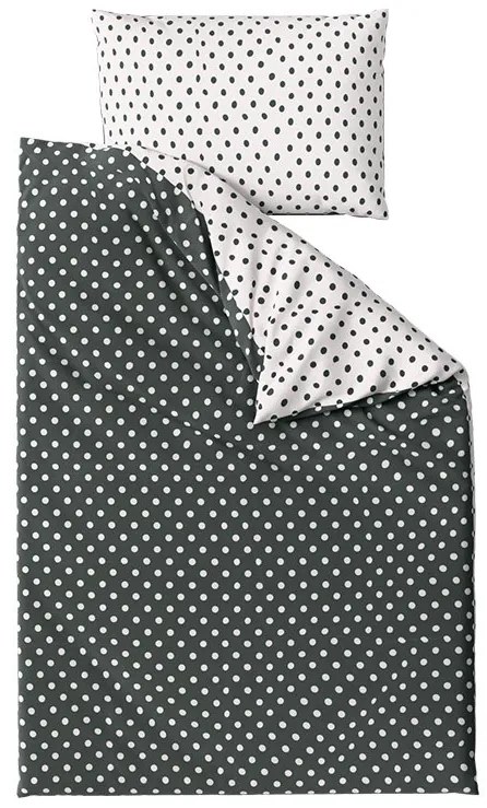 Lenjerie de pat din bumbac Colam gri