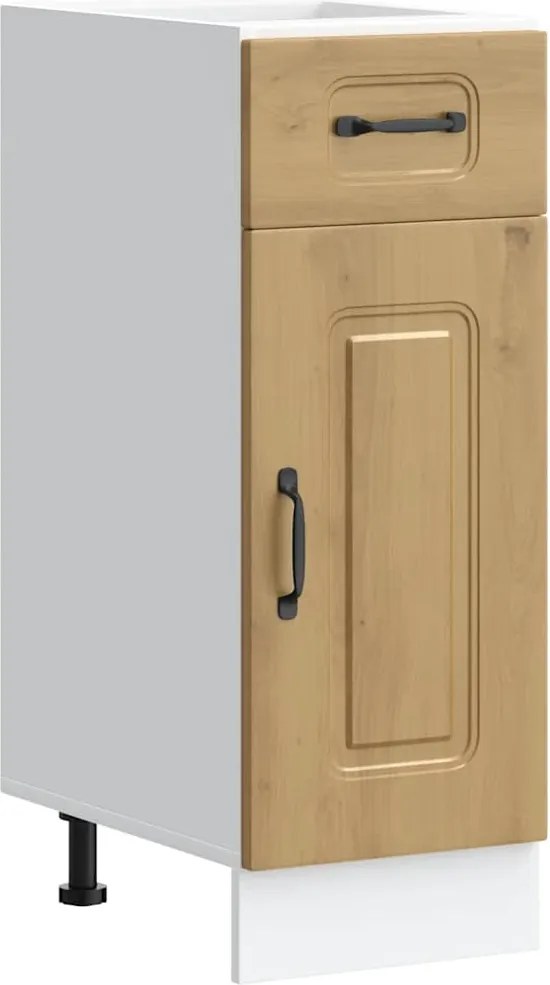 vidaXL Dulap de bază de bucătărie „Kalmar” stejar artizanal lemn