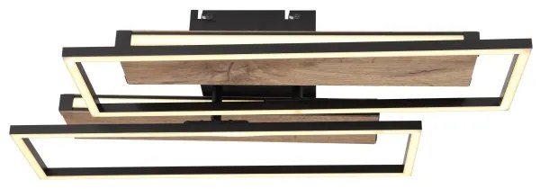 Globo 67299D1 - Plafonieră LED COLLI, 48W, 230V, maro/negru