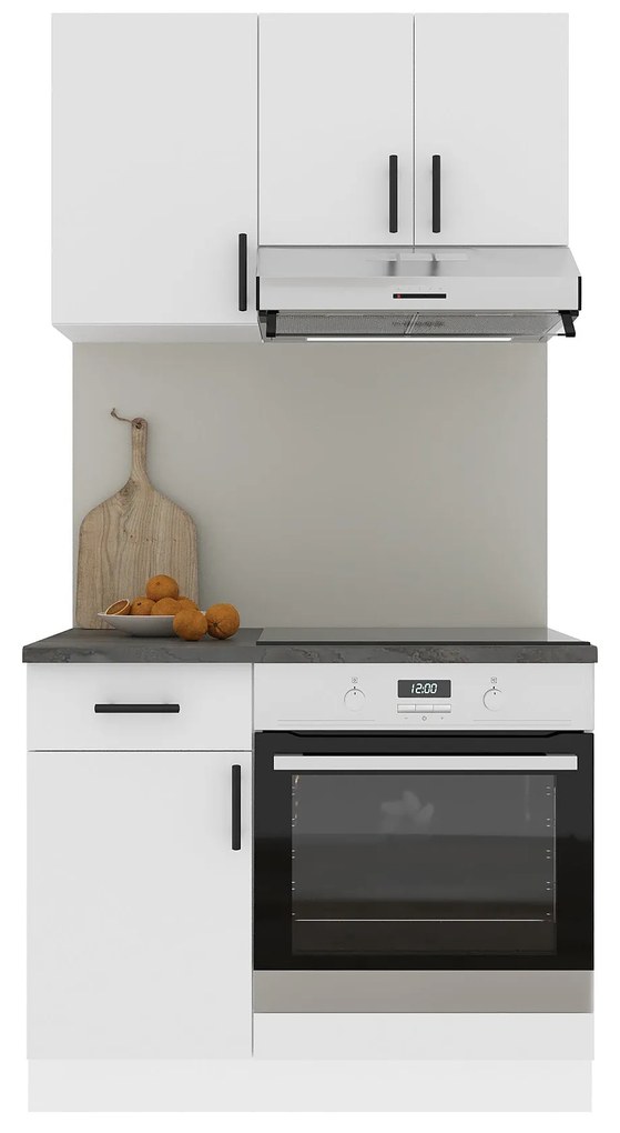 Set haaus V1, Alb, Blat Thermo 28 mm, L 100 cm