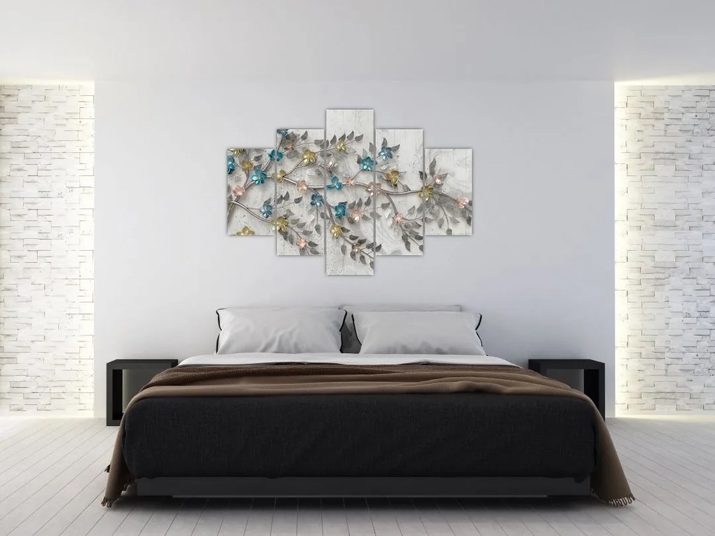 Tablou - Pe creangă - abstract (150x105 cm)