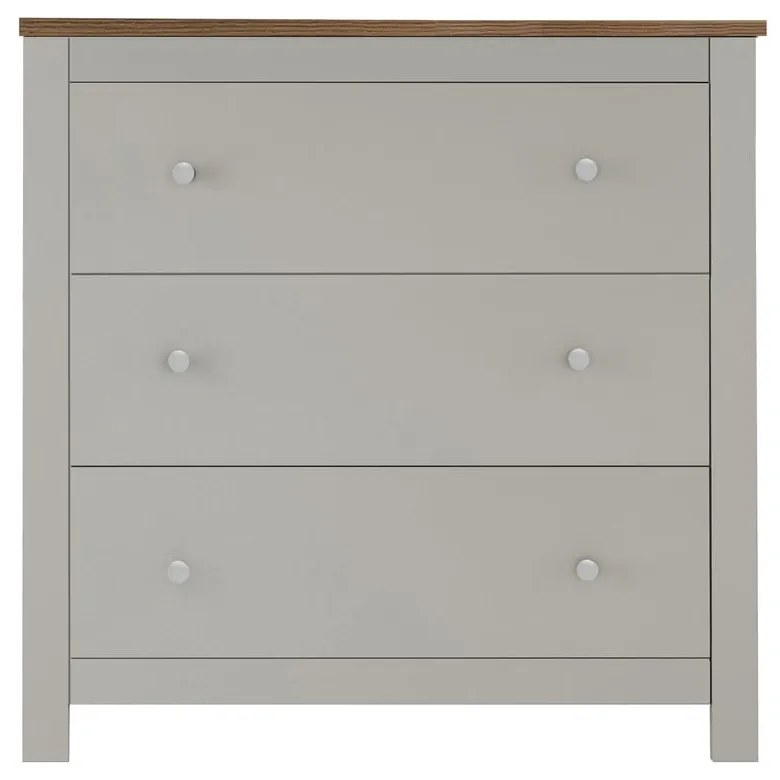 Comodă gri înaltă 81x35 cm Emerald – Støraa