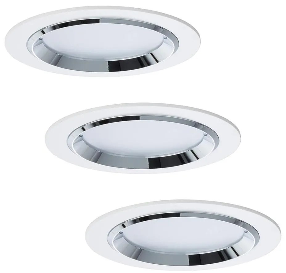 Paulmann 92693 - SET 3xLED/8W Lampă încastrată dimmabilă PREMIUM LINE 230/