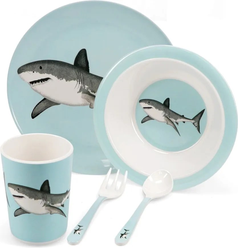 Set de veselă pentru copii 5 buc. Sharks – Rex London