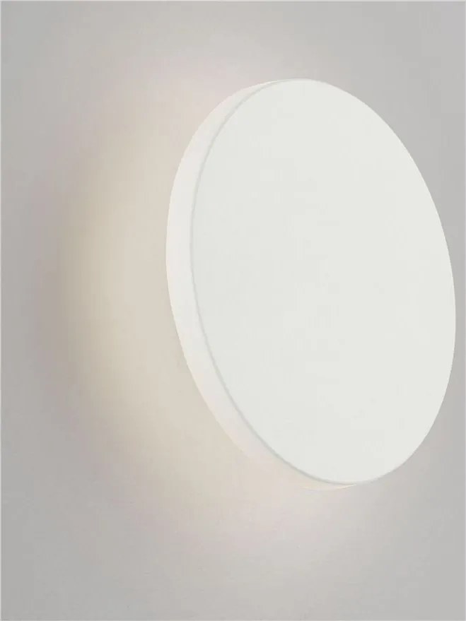 Aplica lumina ambientala pentru fatade IP65 ELLUX alb 13cm