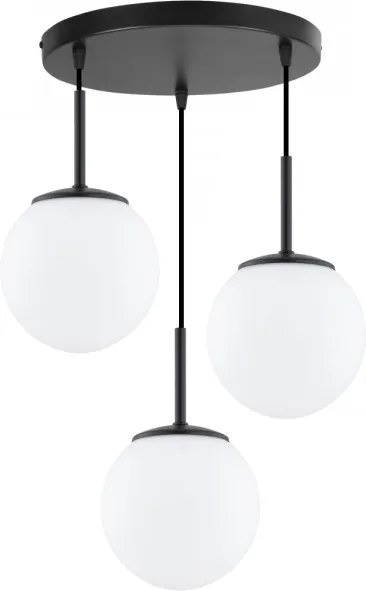 Brilagi - Lustră pe cablu MILO 3xE27/60W/230V neagră