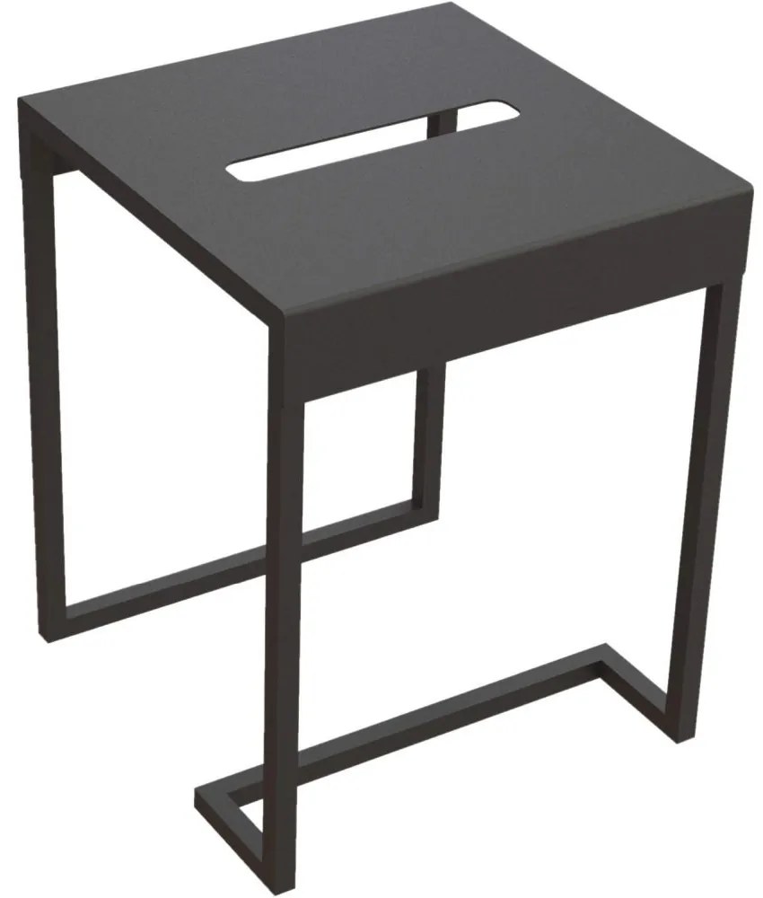 Suport accesorii baie freestanding negru Deante, Mokko