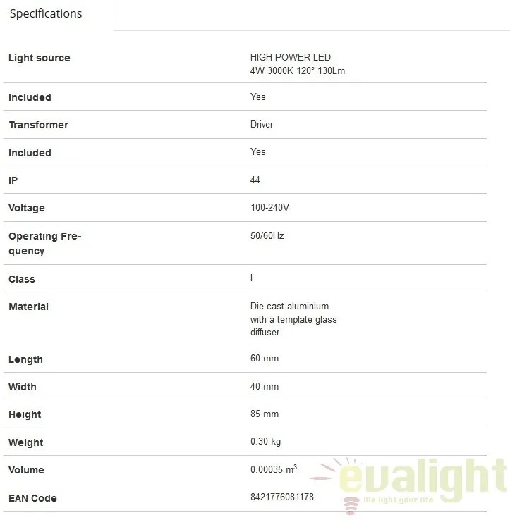Aplica LED de perete exterior IP44 CANON-2 gri inchis 70566N