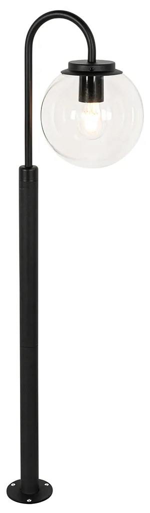 Felinar modern negru cu plastic 104 cm IP44 - Sfera