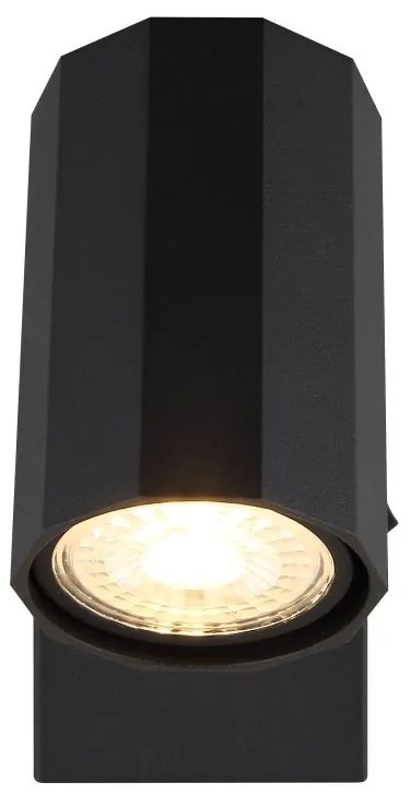 Aplica cu Spot directionabil metal negru JAMES