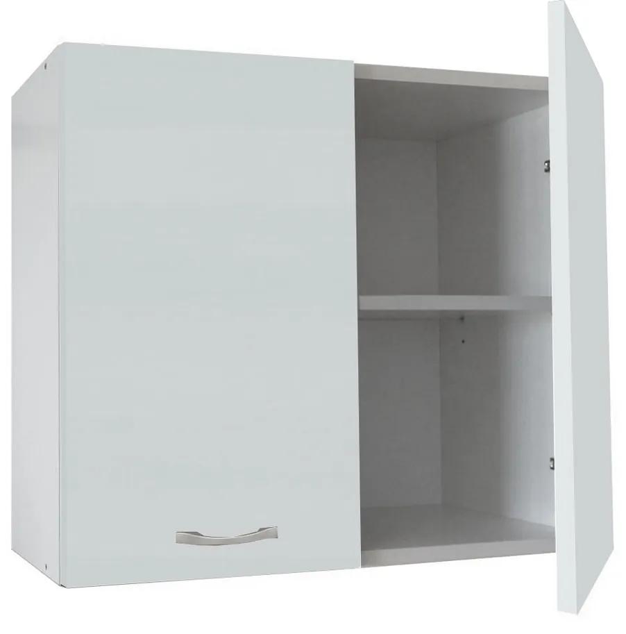 Cabinet suspendat bucatarie, 80x30x50 cm, PAL Alb