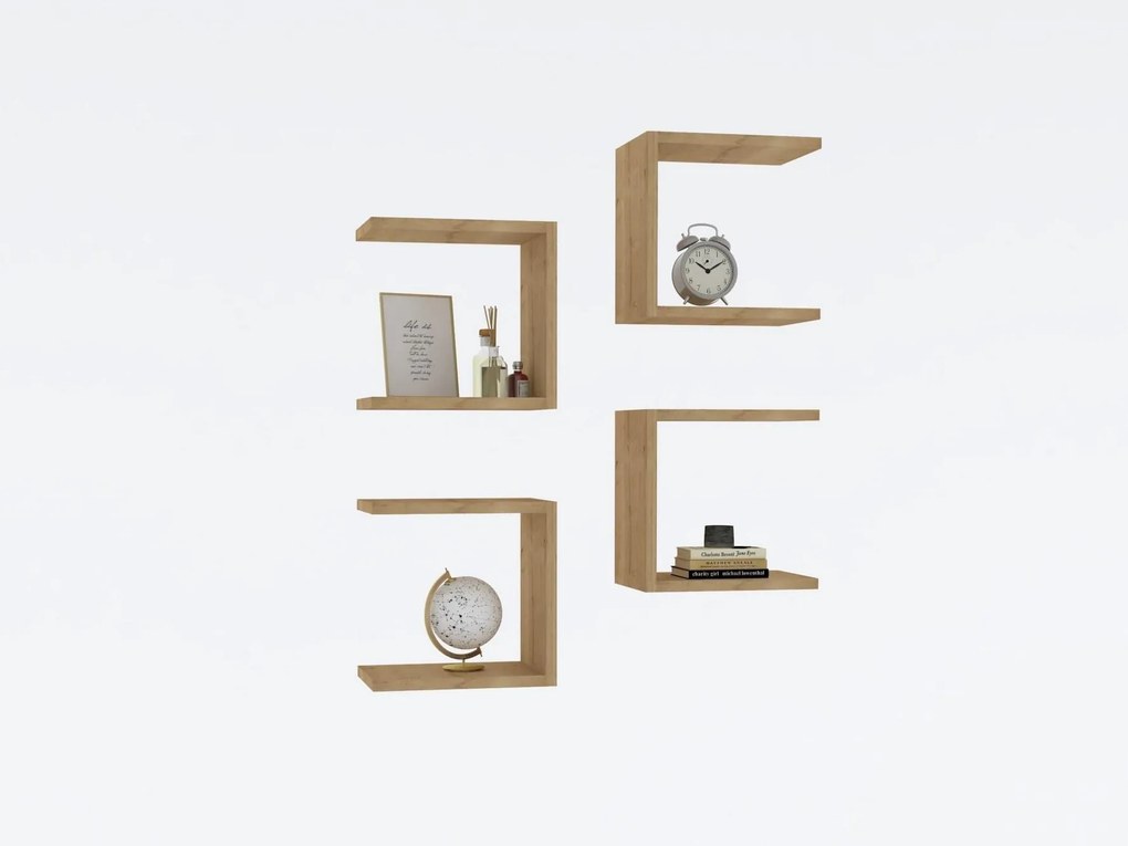 Set 4buc. rafturi Donete (stejar zafir) . 1095819