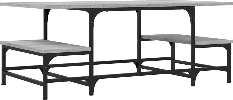 vidaXL Măsuță de cafea, gri sonoma, 100x50,5x40 cm, lemn prelucrat