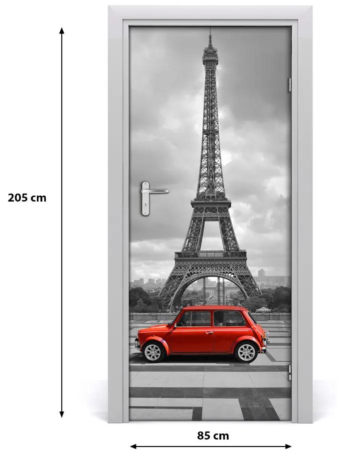 Autocolante pentru usi masina autoadeziv UȘĂ Turnul Eiffel