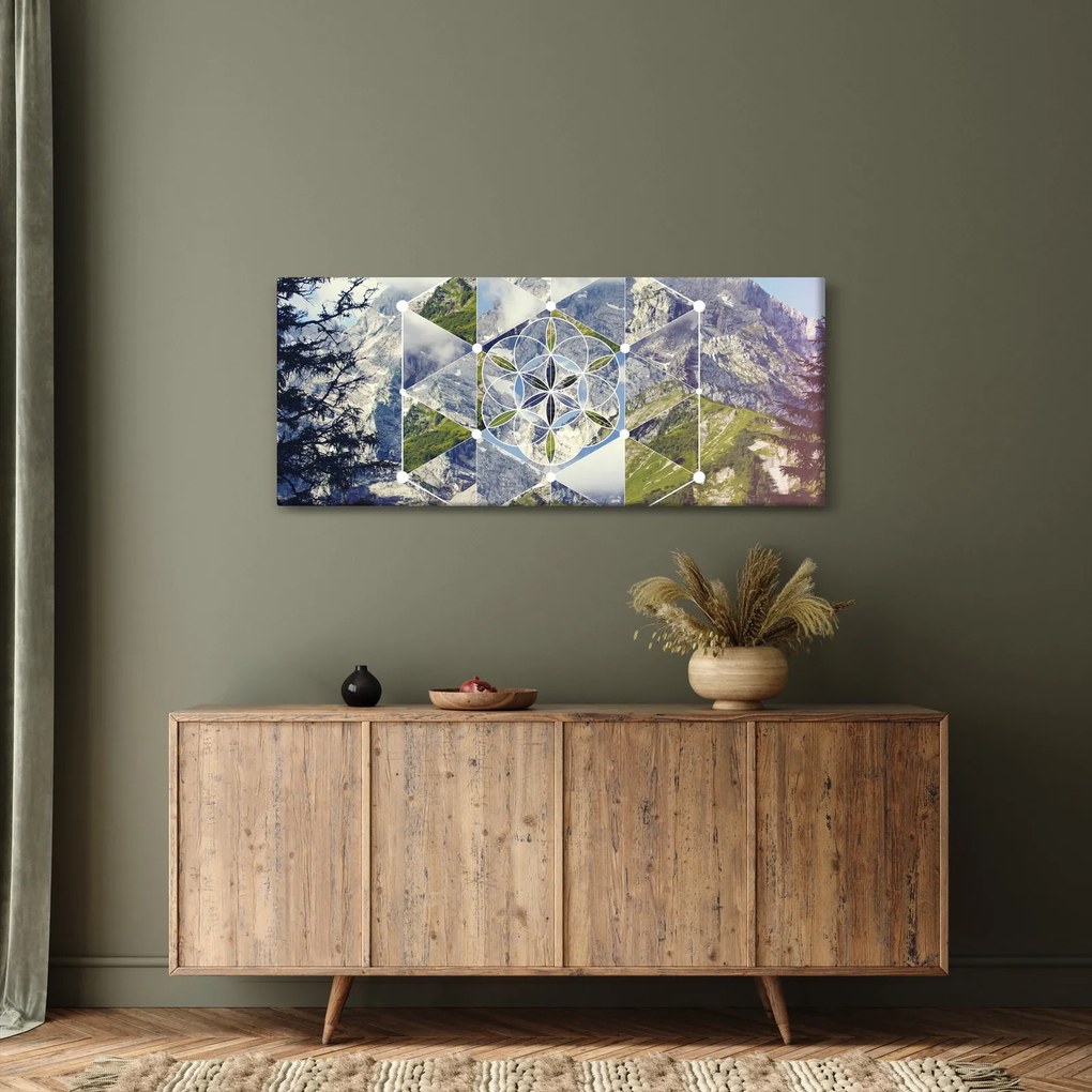Tablou - Model geometric (120x50 cm)