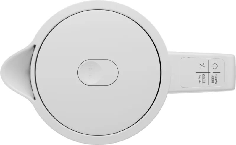 Cana electrica AENO AEK0005, 2200 W, 1,7 l, 40-100 °C, Baza rotativa la 360°, STRIX, Afisaj LED, Filtru, Alb